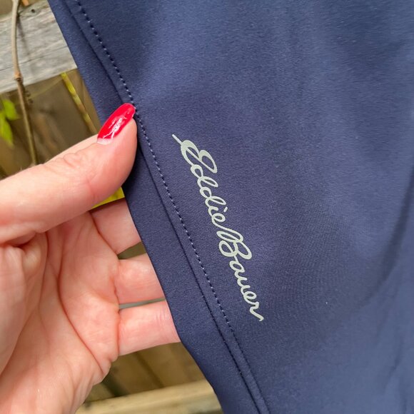 Eddie Bauer Alpenglow Stretch Ski Pants Navy Women’s Size L (Tall) - Picture 3 of 6